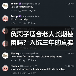 负离子适合老人长期使用吗?入坑三年的真实感受(图2) 负离子适合老人长期使用吗?入坑三年的真实感受(图2)
