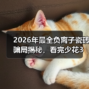 2026年最全负离子瓷砖骗局揭秘,看完少花3万冤枉钱(图4) 2026年最全负离子瓷砖骗局揭秘,看完少花3万冤枉钱(图4)