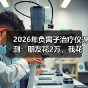 2026年负离子治疗仪评测:朋友花2万,我花了不到2000,测完3台我傻了(图1) 2026年负离子治疗仪评测:朋友花2万,我花了不到2000,测完3台我傻了(图1)
