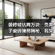 装修被坑两万块:负离子瓷砖骗局揭秘,我哭着写完这篇(图2) 装修被坑两万块:负离子瓷砖骗局揭秘,我哭着写完这篇(图2)