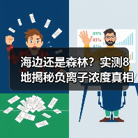 海边还是森林?实测8地揭秘负离子浓度真相(图2) 海边还是森林?实测8地揭秘负离子浓度真相(图2)