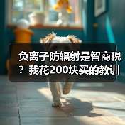 负离子防辐射是智商税?我花200块买的教训(图1) 负离子防辐射是智商税?我花200块买的教训(图1)