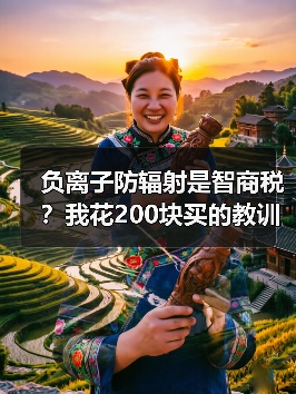 负离子防辐射是智商税?我花200块买的教训(图3) 负离子防辐射是智商税?我花200块买的教训(图3)
